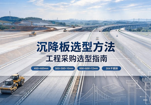 莲花沉降板选择方法